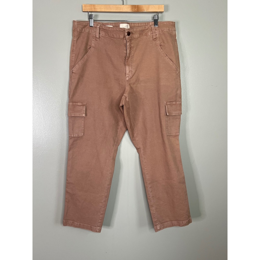 Universal Thread high rise slim straight pants cargo size 18